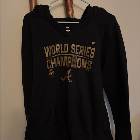 Atlanta Braves World Series Champions Black Size XL - Picture 2 of 3